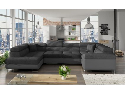 Rohová sedací souprava LETTO - Inari 96/ Soft Eko kůže 29, levý roh