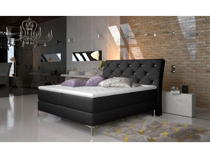 Dvojlůžko boxspring ADEL - Soft Eko kůže 11 - 140x200