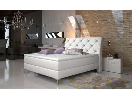 Dvojlůžko boxspring ADEL - Soft Eko kůže 17 - 140x200