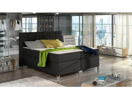 dvojlůžko boxspring BASILIO - Soft Eko kůže 11 - 140x200cm