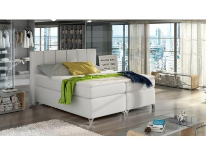 dvojlůžko boxspring BASILIO - Soft Eko kůže 17 - 140x200cm
