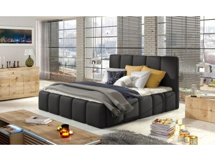 Čalouněná postel EDVIGE - Soft Eko kůže 11 - 180x200cm - s úložným prostorem