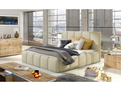 Čalouněná postel EDVIGE - Soft Eko kůže 33 - 180x200cm - s úložným prostorem