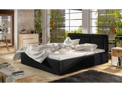 Čalouněná postel BELLUNO - Soft Eko kůže 11 - 180x200cm - Dřevo