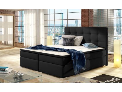 Postel boxspring Inez, 140x200cm - Soft Eko kůže 11