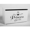 Box na hračky DARIA - Princezna nápis