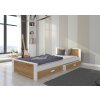 Postel ALDEX - Bílá / Olše - 90x200cm