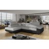 Rohová sedací souprava ANTON - Monolith 84/Soft Eko kůže 11 - Levý roh