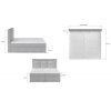 Dvoulůžko boxspring VIVRE - Dora 63 - 140x200cm