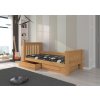 Postel s matrací CARMEL - Buk - 80x180cm