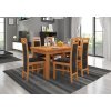 Jídelní set RODOS 14 - 1+6 židlí - Olše