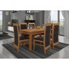 Jídelní set RODOS 7 - 1+6 židlí - Olše