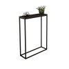 Konzolový stolek LUCAS - Černá / Černá - 60x80x20cm