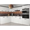 Rohová kuchyňská linka UNIQAGRANDE 170x250cm - Bílá mat