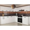 Rohová kuchyňská linka UNIQAPLUS 170x250cm - Bílá mat