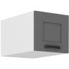 Kuchyňská linka LUNA - Dustgrey / Bílá - 40 digestoř hlub. (40 NAGU-36 1F)