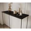 Konzolový stolek MILAN - Černá / Černá - 80 cm