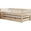 Dětská postel s matracemi ORIO - Borovice - 180x80 cm