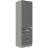 kuchyňská linka GREY - 60 potravinová skříň (60 DKS-210 3S1F)