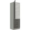 kuchyňská linka GREY - 60 potravinová skříň (60 DKS-210 3S1F)