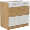 kuchyňská linka ARTISAN / BÍLÁ HG - 80 dolní (80 D 2F)