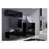 Obývací stěna CALABRINI IV - černá / černá lesk