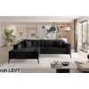 Rohová sedací souprava SOLANGE - Eko kůže Soft 11, levý roh