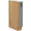 Kuchyňská linka STILO - Claygrey MAT / Artisan - 15 dolní cargo koš (15 D CARGO)