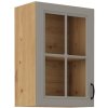 Kuchyňská linka STILO - Claygrey MAT / Artisan - 40 horní prosklená (40 GS-72 1F)
