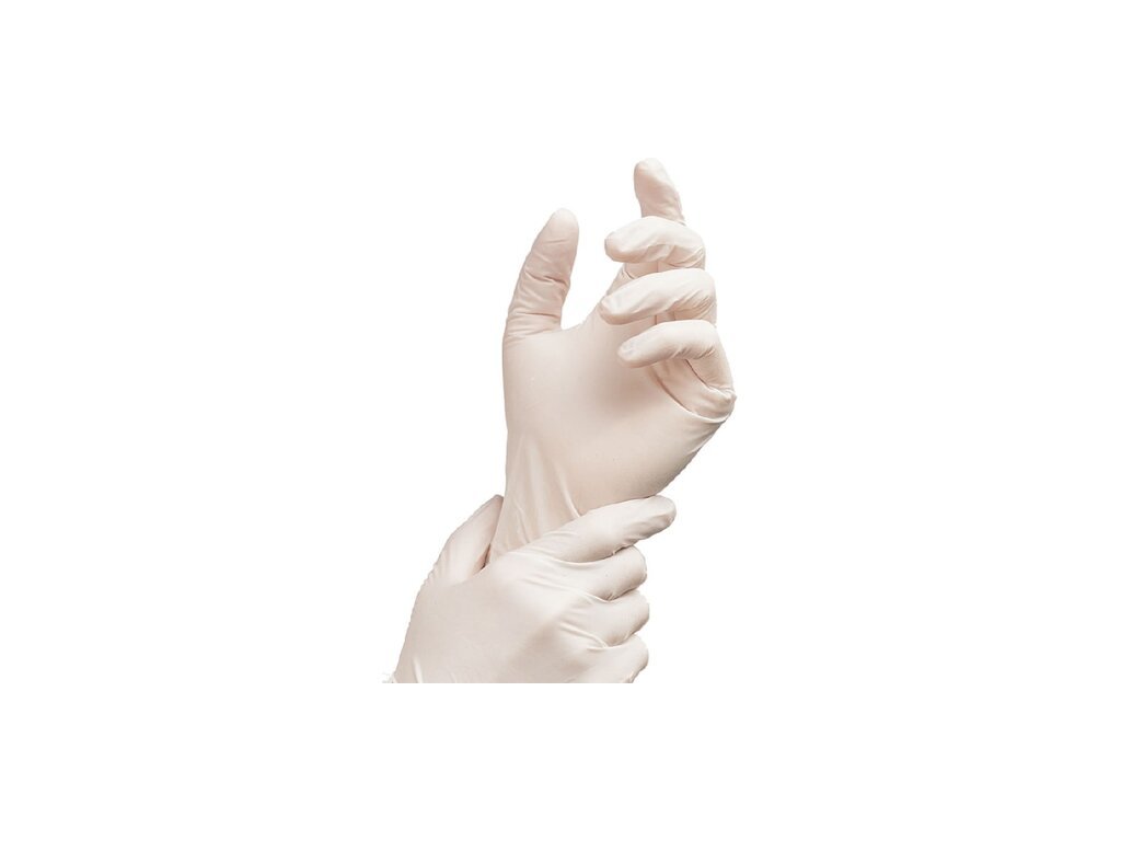 jednorazove rukavice latexove transparentni 100 ks