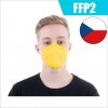 Český respirátor FFP2 PREMIUM žlutý | 10ks