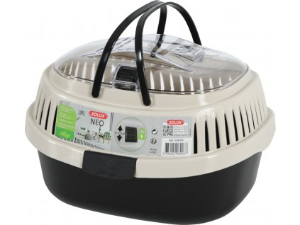 Přepravka pro hlodavce NEO bílá/černá