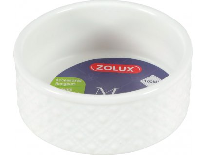 Miska keramická MARGOT hlodavec bílá