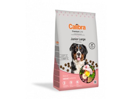 5556 6776 calibra dog premium line junior large 3 kg new