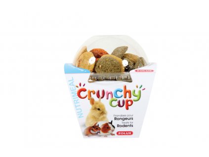 Pochoutka CRUNCHYCUP mrkev/vojtěška