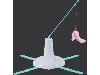 Hračka kočka elektronická udice