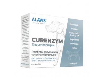 Alavis Enzymoterapie-Curenzym pro psy a kočky 20 cps