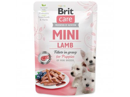 BRIT Care Mini Puppy Lamb fillets in gravy 85 g