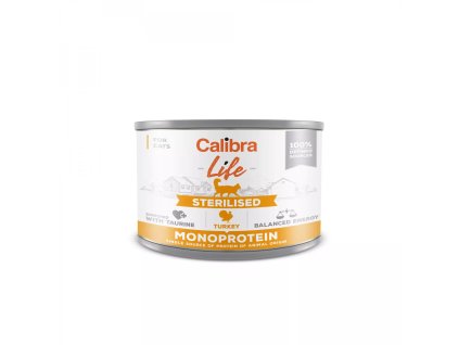 Calibra Cat Life Sterilised Turkey 200 g