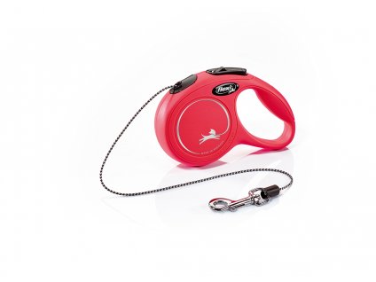 flexi New Classic XS Cord 3m red