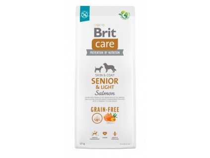 5754 7018 brit care dog grain free senior light