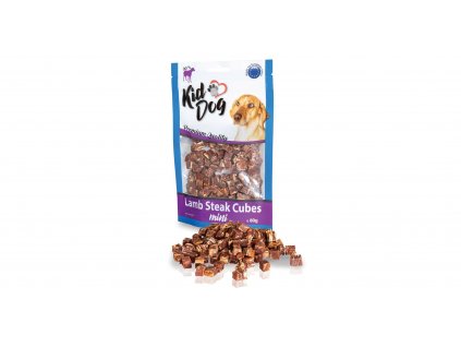 KIDDOG mini kostičky z jehněčího masíčka 80 g