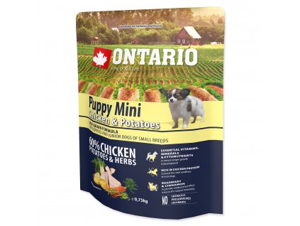 ONTARIO Puppy Mini Chicken & Potatoes & Herbs