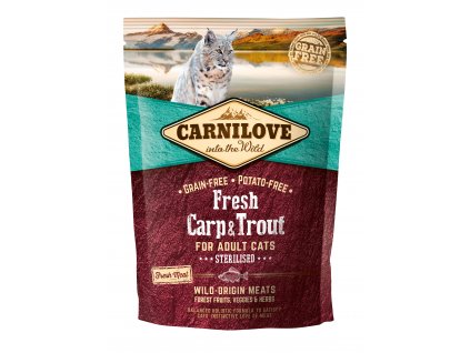 Carnilove Cat Fresh Carp & Trout Sterilised Adult