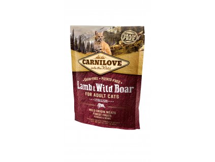 Carnilove Cat Lamb & Wild Boar Sterilised Adult