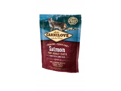 Carnilove Cat Salmon for Adult Sensitiv & Long Hair