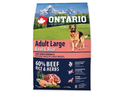 ONTARIO Adult Large Beef & Rice