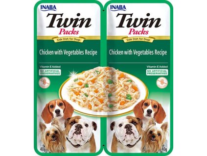 Churu Dog Twin Packs Chick&Veg. in Broth 80 g