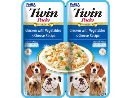 Churu Dog Twin Packs Chick&Veg. & Cheese in Broth 80 g