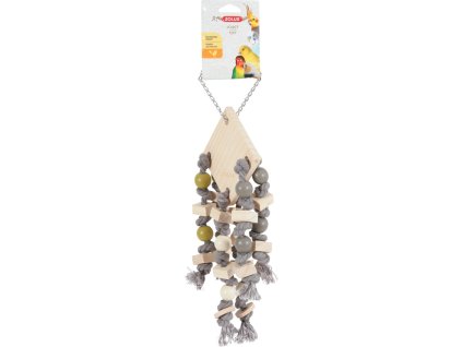 Hračka pro ptáky dřevěná T6 45 cm